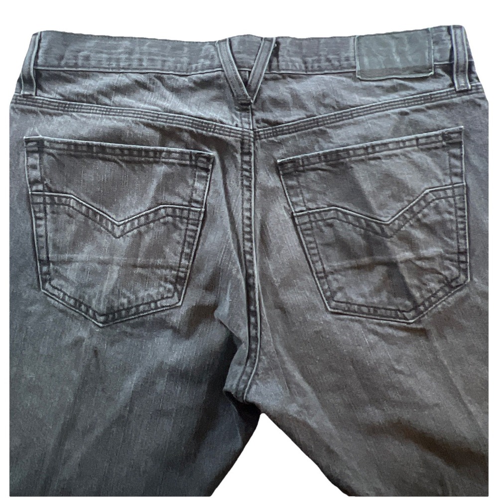 Harley-Davidson men's black denim jeans 34 Motorcycle 29" Inseam Logo